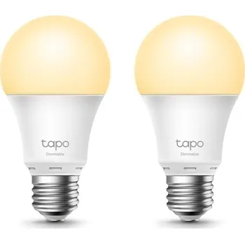 Chytrá žárovka TP-Link Tapo L510E(2-pack) E27, 8,7W, 230V, přes IP, stmívatelná, 2700K TAPO L510E(2-PACK)