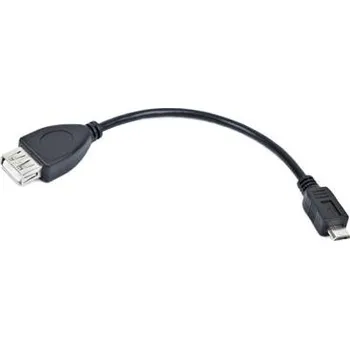 Počítač GEMBIRD Kabel USB AF/micro BM, OTG, 15cm, pro tablety a smartphone