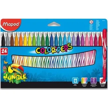 Náplň do psacích potřeb MAPED Fixy Color'Peps Jungle 24ks