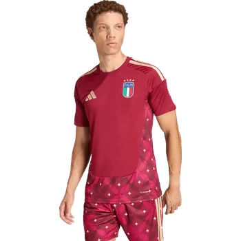 Pánský brankářský fotbalový dres Adidas Itálie 2026 červený