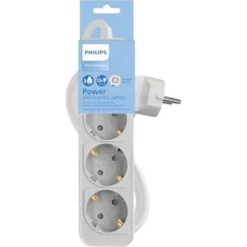 elektrický kabel Kabel prodlužovací Philips CHP2134W/58, bílý, 1,5m