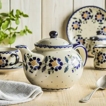 Konvice na čaj Konvice na čaj a kávu Manufaktura Bolesławiec 1,5 l - dec. 00RU