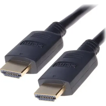 Video kabel PremiumCord HDMI 2.0 High Speed + Ethernet kabel/ zlacené konektory/ 1,5m/ černý