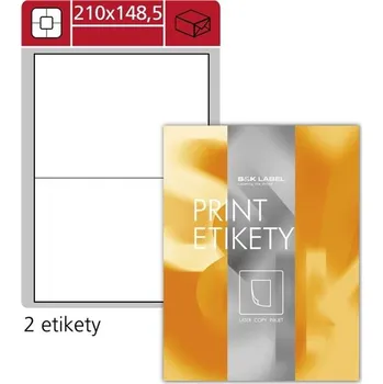 Kotouček do pokladny a tiskárny štítků Univerzální etikety S&K Label, 210 x 148,5mm, bílé
