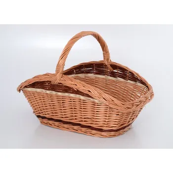 Koš na dřevo proutěný B027