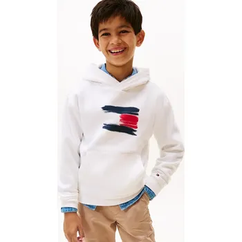 Chlapecké oblečení Dětská mikina Tommy Hilfiger KB0KB10112.128.176.9BYA bílá 00X, vel. 176