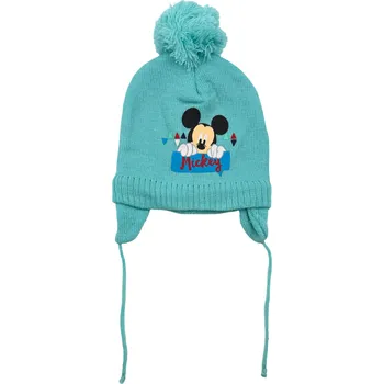 Čepice Pletená čepice MICKEY tyrkysová H-326 Velikost: 50 cm
