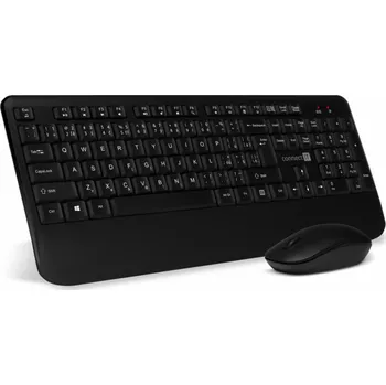 Set klávesnice + myš Connect IT Combo bezdrátová černá (+1x AAA +1x AA baterie zdarma), CZ + SK layout