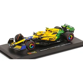 auto na autodráhu Bburago McLaren F1 Team MCL38 (2024) 1:43 #4 Norris Senna Edition (s jezdcem)