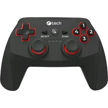 Počítačová hra Gamepad C-TECH Khort pro PC/PS3/Android, 2x analog, X-input, vibrační, bezdrátový, USB