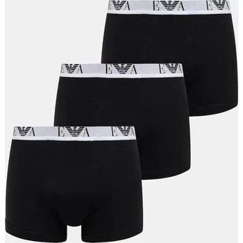 Pánské spodní prádlo Boxerky Emporio Armani Underwear 3-pack EM000259.AF14131 černá 99X, vel. S