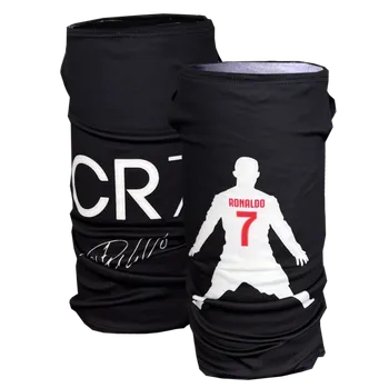 Nákrčník Numberoplus Dětský fotbalový multifunkční nákrčník černý Real Madrid - Cristiano Ronaldo CR7