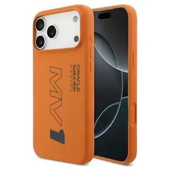 Pouzdro na mobilní telefon Red Bull Silicone MV1 MagSafe Zadní Kryt pro iPhone 17 Pro Max Orange