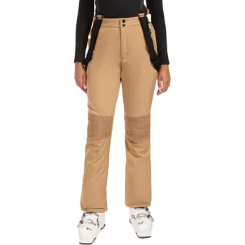 Snowboardové kalhoty Kilpi DIONE-W Dámské softshellové lyžařské kalhoty ZL0408KI Béžová 42S