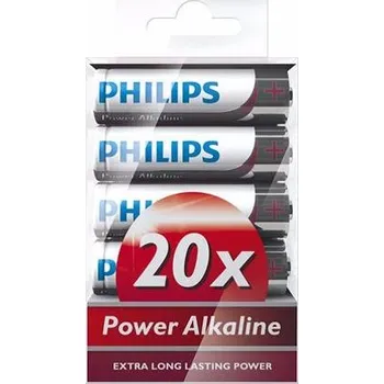 Článková baterie Baterie Philips LR6P20T/10 Power Alkalická AA 20ks
