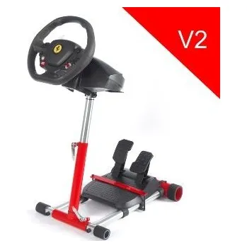 Herní volant Wheel Stand Pro, V2 stojan na volant a pedály pro Thrustmaster SPIDER,T80/T100,T150,F458/430,červený