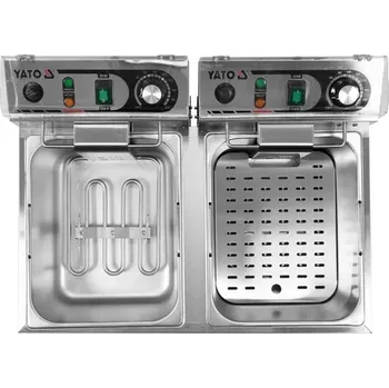 fritéza Elektrická fritéza 2-komorová 2x6 l | YATO YG-04622