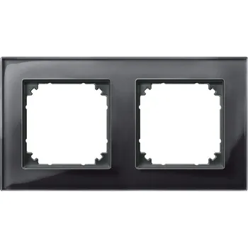 vypínač Rámeček 2násobný M-Elegance Onyx Black SCHNEIDER 489203