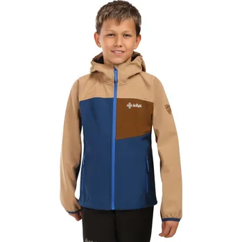 Kilpi RAVIO-J Chlapecká softshellová bunda ZJ0105KI Tmavě modrá 98