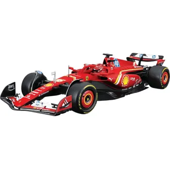 auto na autodráhu Bburago Ferrari SF-24 (2024) 1:18 #16 Leclerc (hard case)