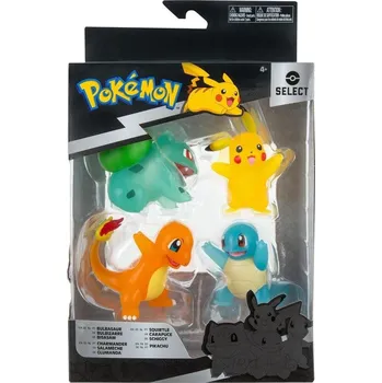 Figurka Jazwares Pokémon Select Translucent 4-pack, limitovaná edice, 20 cm
