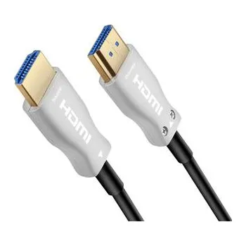 Počítačové příslušenství PremiumCord optický fiber HDMI High Speed with Ether. 4K@60Hz kabel 10m, M/M, zlacené konektory - VÝPRODEJ