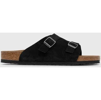 Dámské pantofle Semišové pantofle Birkenstock, 42, černá, 99X