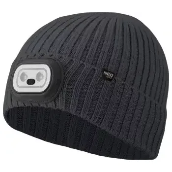 Nářadí pro automobil Čepice s RGB LED svítilnou, grafitová, , TOPEX, 81-627