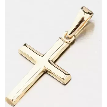 Přívěsek Zlatý kříž - zlato 585 GCA13-014