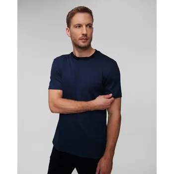 Pánské tričko Pánské Tmavě Modré Tričko Hugo Boss H-tiburt 50518539-404