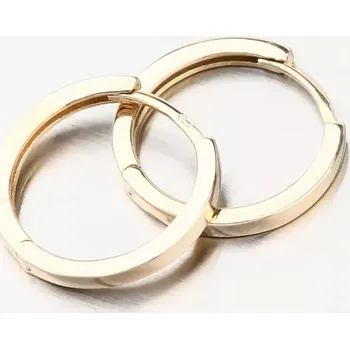 Náušnice Náušnice kruhy 15 mm zlato 585 GCA12-008