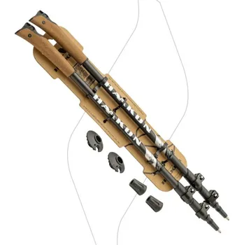 Nordic walkingová hůl HAAKON Silver Double Telescopic nordic walking hole - Velikost rukavičky: M