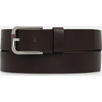 Opasek Kožený pásek Tommy Jeans AM0AM13686 hnědá 89X, vel. 105