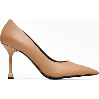 Dámské lodičky Kožené lodičky Vanda Novak Aleksandra Aleksandra.Dark.Nude béžová 80X, EUR 38