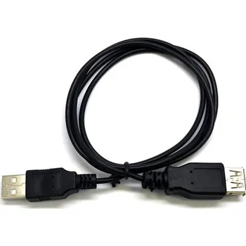Počítač C-TECH Kabel USB A-A 1,8m 2.0 prodlužovací, černý