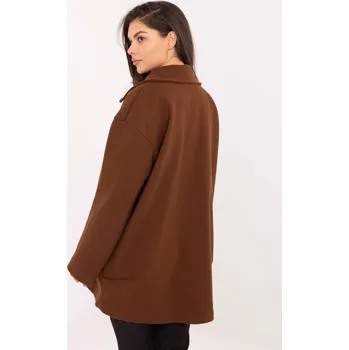 Cizojazyčná kniha Coat-IT-EN-A9582.86-brown RUE PARIS černá | hnědá 3401294