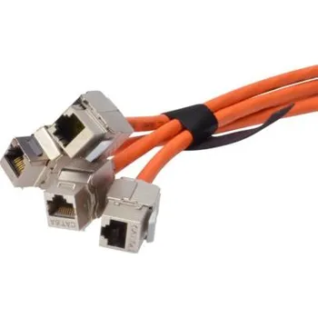 DIGITUS Páska na suchý zip, šířka 20 mm pro strukturovanou kabeláž, role 10 m, barva černá