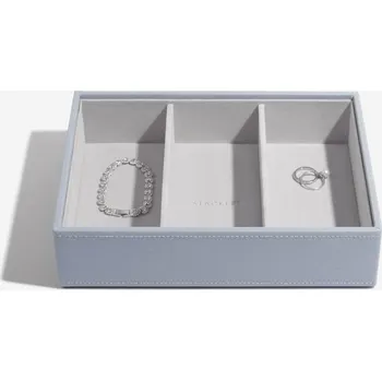 Šperkovnice Stackers, Box na šperky Black Classic Watch & Accessory Layer | modrá