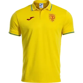 Pánská košile Pánská košile Joma Rumunsko 2026 Suporter Polo žlutá