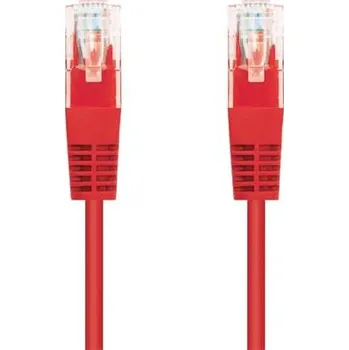 Počítač C-TECH Kabel patchcord Cat5e, UTP, červený, 0,5m