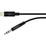 Belkin ROCKSTAR™ Lightning/3,5mm jack kabel, 0,9m, černý