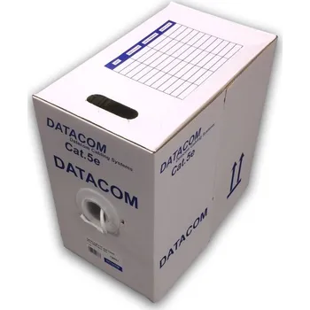 Počítač DATACOM FTP drát CAT5E PVC,Eca 305m bílý