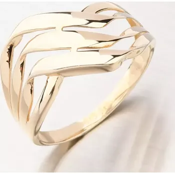 Prsten Zlatý prsten - zlato 585 GCA11-004 velikost 63