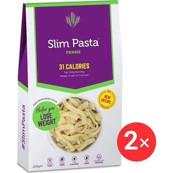 Keto dieta SlimPasta Konjakové penne bez nálevu 2 x 200 g