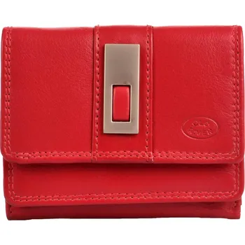 Peněženka Old River Dámská kožená peněženka,136-F červená