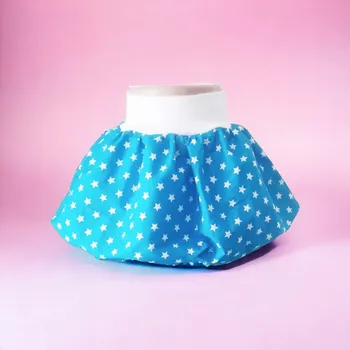 Dívčí sukně Dětská dívčí balónová sukně, modrá s bílými hvezdičkami (Dívčí balónová sukně)