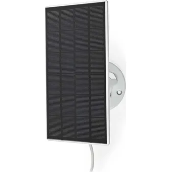 Příslušenství pro kamerový systém NEDIS solární panel/ 5,3 V DC/ 0,5 A A/ micro USB/ délka kabelu 3 m/ příslušenství pro WIFICBO30WT