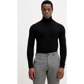 Pánský svetr Svetr Sisley 10F2S2244 černá 99A, vel. S