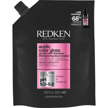Redken Acidic Color Gloss rozjasňující šampon pro barvené vlasy, 500 ml náhradní obal