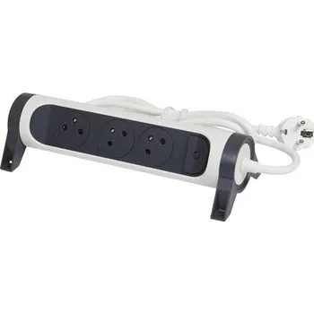 elektrický kabel Prodlužovací přívod s vypínačem, 3 zásuvky, 3 m